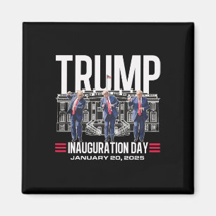 Oude Donald Trump Dans Inauguratie Dag 2025 47e Magneet