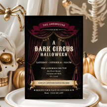 Oude donkere circus Halloween-feest