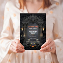 Oude donkere gotische volwassenen Halloween-kostuu