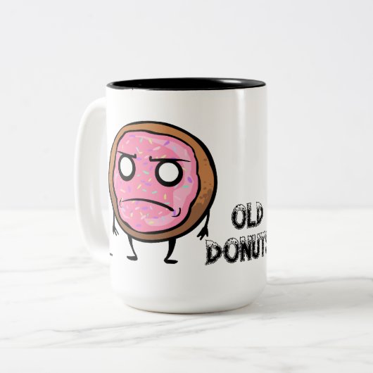 Oude donuts : Mok (Voorkant links)