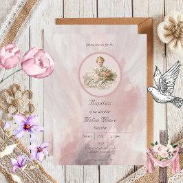 Oude Doopjurk voor Baby Meisje Kaart