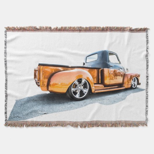 Oude Douane Vrachtwagen Gooit Deken (Voorkant)