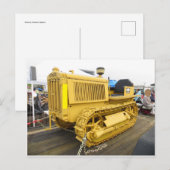 Oude Dozer Briefkaart (Voorkant / Achterkant)