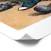 Oude Dr. Roosevelt 1907  politieke cartoon Poster (Hoek)