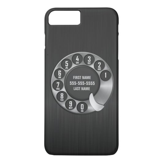 Oude Draaischijftelefoon Case-Mate iPhone Case (Achterkant)