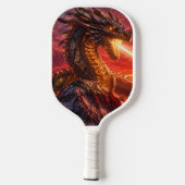 Oude Draak Bewaker Heilige Berg  Pickleball Paddle (Achterkant)