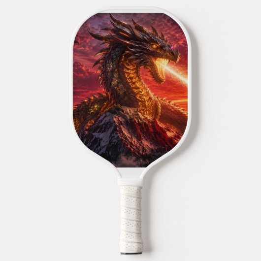 Oude Draak Bewaker Heilige Berg  Pickleball Paddle (Voorkant)