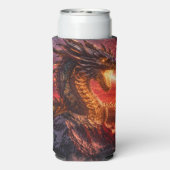 Oude Draak Bewaker Heilige Berg Seltzer Blikjeskoeler (Seltzer Achterkant)