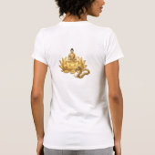 Oude Draak en Dhamma Wiel Dames T-Shirt -  (Achterkant)