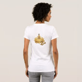 Oude Draak en Dhamma Wiel Dames T-Shirt -  (Achterkant volledig)