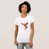 Oude Draak en Dhamma Wiel Dames T-Shirt -  (Voorkant volledig)