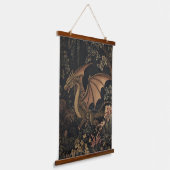 Oude Draak in het Bos Hangend Wandkleed (Gebogen)