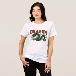 Oude Draak Kunst Ontwerper tiener Tri-Blend Shirt