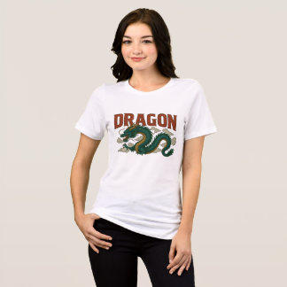 Oude Draak Kunst Ontwerper tiener Tri-Blend Shirt
