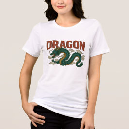 Oude Draak Kunst Ontwerper tiener Tri-Blend Shirt