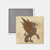  Oude Draak van de Wereld over het effect van het  Magneet (Voorkant / Achterkant)