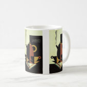 Oude drankjes Dranken Koffiepot met kopjes Koffiemok (Voorkant rechts)