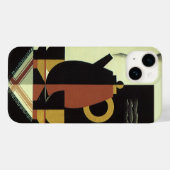 Oude drankjes drankjes koffiepot met kopjes Case-Mate iPhone case (Achterkant (horizontaal))