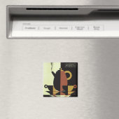 Oude drankjes drankjes koffiepot met kopjes magneet (Insitu (Vaatwasser))