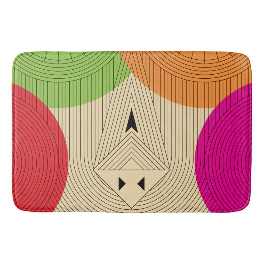 oude driehoek badmat (Voorkant)