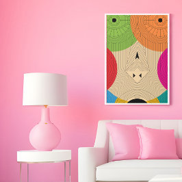 Oude Driehoek Canvas Afdruk