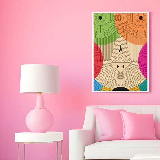 Oude Driehoek Canvas Afdruk