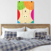 Oude Driehoek Canvas Afdruk (Insitu (Slaapkamer))