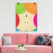 oude driehoek canvas afdruk (Insitu (Woonkamer))