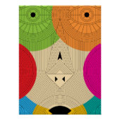 Oude driehoek perfect poster (Voorkant)