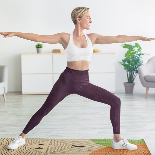 oude driehoek yogamat