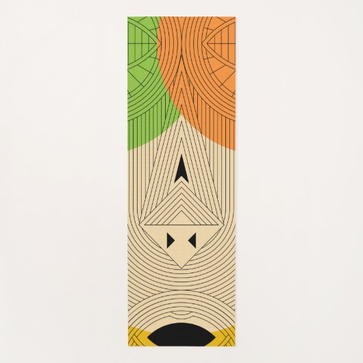 oude driehoek yogamat (Voorkant)