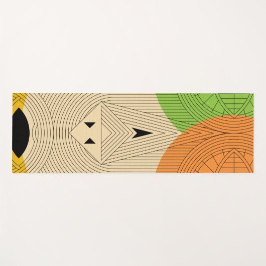 oude driehoek yogamat (Voorkant (horizontaal))