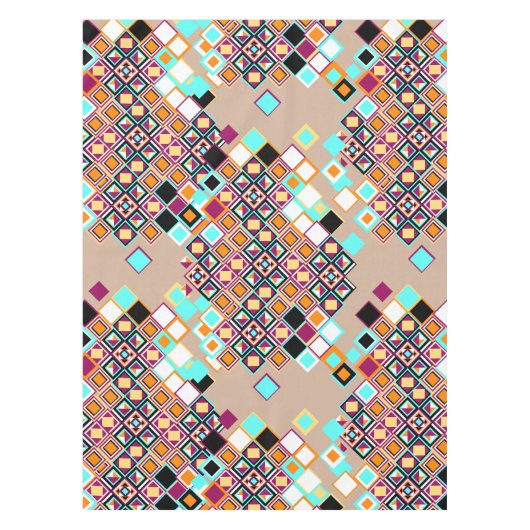 Oude driekwart (Spaanse tegels) Tablecloth van KCS Tafelkleed (Voorkant)