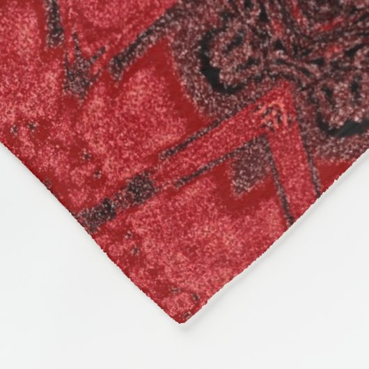 Oude dromen 283 fleece deken (Hoek)