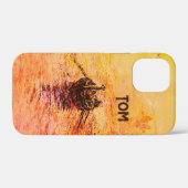 Oude droom roeiboot & naam Case-Mate iPhone case (Achterkant (horizontaal))