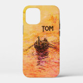 Oude droom roeiboot & naam Case-Mate iPhone case (Achterkant)