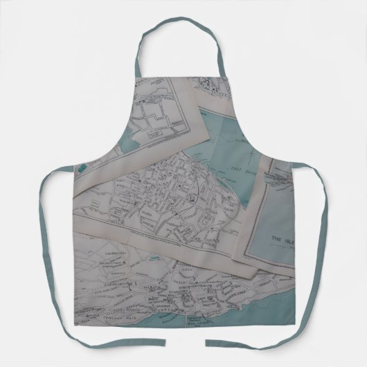 Oude Droom Schort van de Cartograaf (Voorkant)