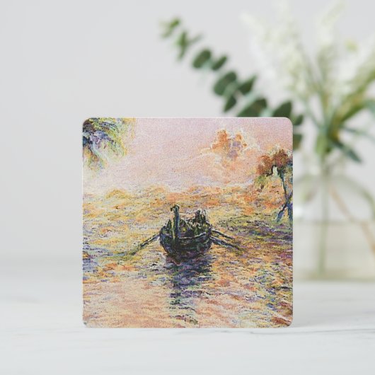 Oude droomtelefoon feestdagenkaart (Staand voorkant)