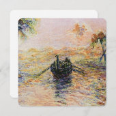 Oude droomtelefoon feestdagenkaart (Voorkant / Achterkant)