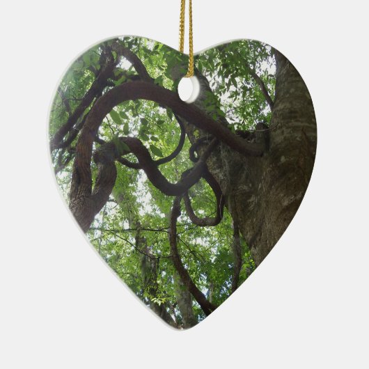 oude druiven in boomvorm keramisch ornament (Rechts)