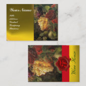 OUDE DRUIVEN WIJNGAARD, WIJNPROEVERIJ FEEST RODE W VISITEKAARTJE (Voorkant / Achterkant)