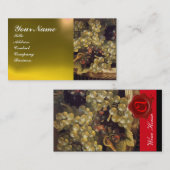 OUDE DRUIVENVINEYARD, RODE WAXZETEL VISITEKAARTJE (Voorkant / Achterkant)