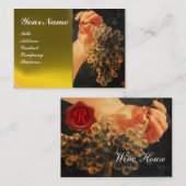 OUDE DRUIVENVINEYARD, RODE WAXZETEL VISITEKAARTJE (Voorkant / Achterkant)