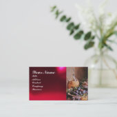 OUDE DRUIVENVINEYARD, RODE WAXZETEL VISITEKAARTJE (Staand voorkant)