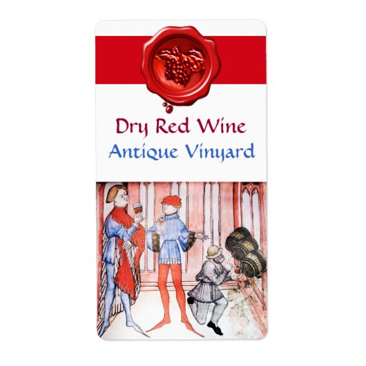 OUDE DRUIVENVINEYARD RODE WIJN MET BARRELS ETIKET (Voorkant)