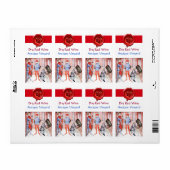 OUDE DRUIVENVINEYARD RODE WIJN MET BARRELS ETIKET (Full Sheet)