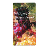 OUDE DRUIVENVINEYARD WIJNBELASTING ETIKET (Voorkant)