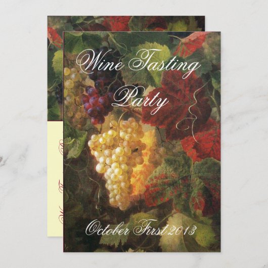 OUDE DRUIVENVINEYARD WIJNBELASTING KAART (Voorkant / Achterkant)