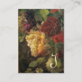 OUDE DRUIVENVINEYARD, WIJNTASTPARTIJ MONOGRAM VISITEKAARTJE (Achterkant)