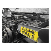 oude drukkerij foto afdruk (Voorkant)